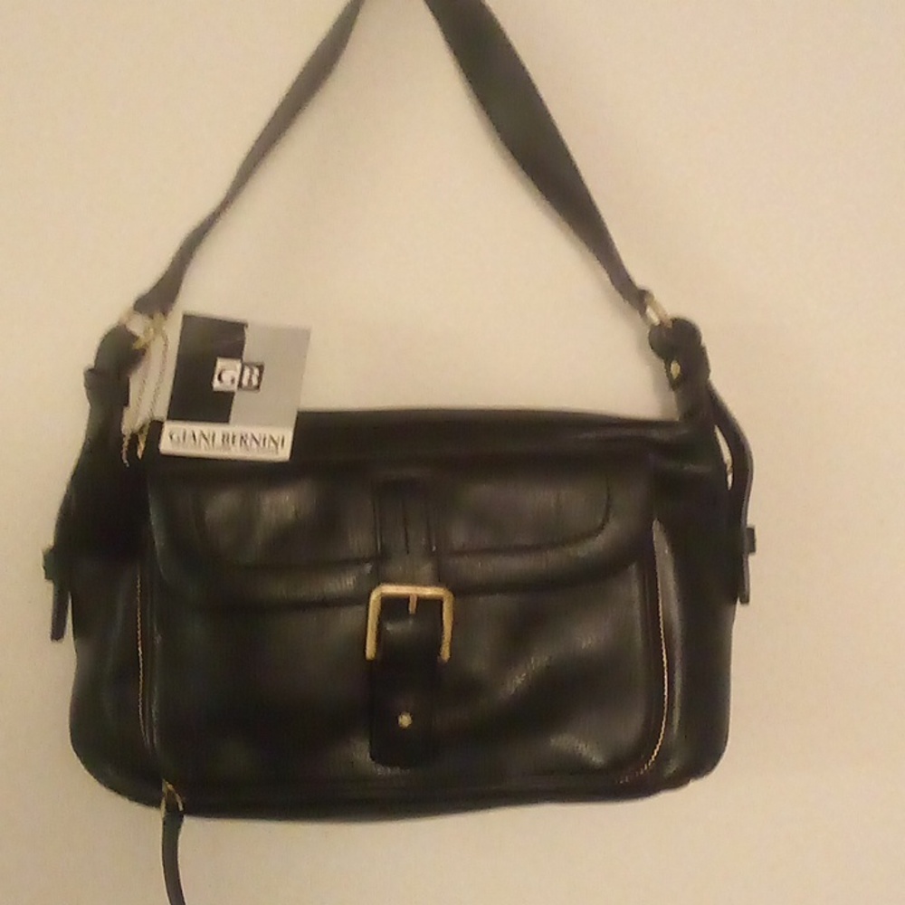 NWT! Classic Luxury Black Handbag/Purse by Giani Bernini